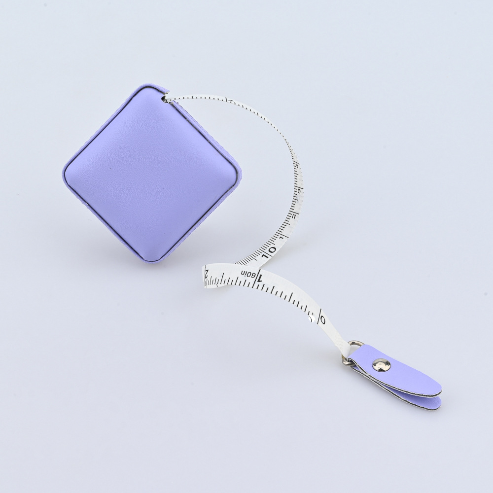 PU Leather Square Wrapped Tape Measure 4