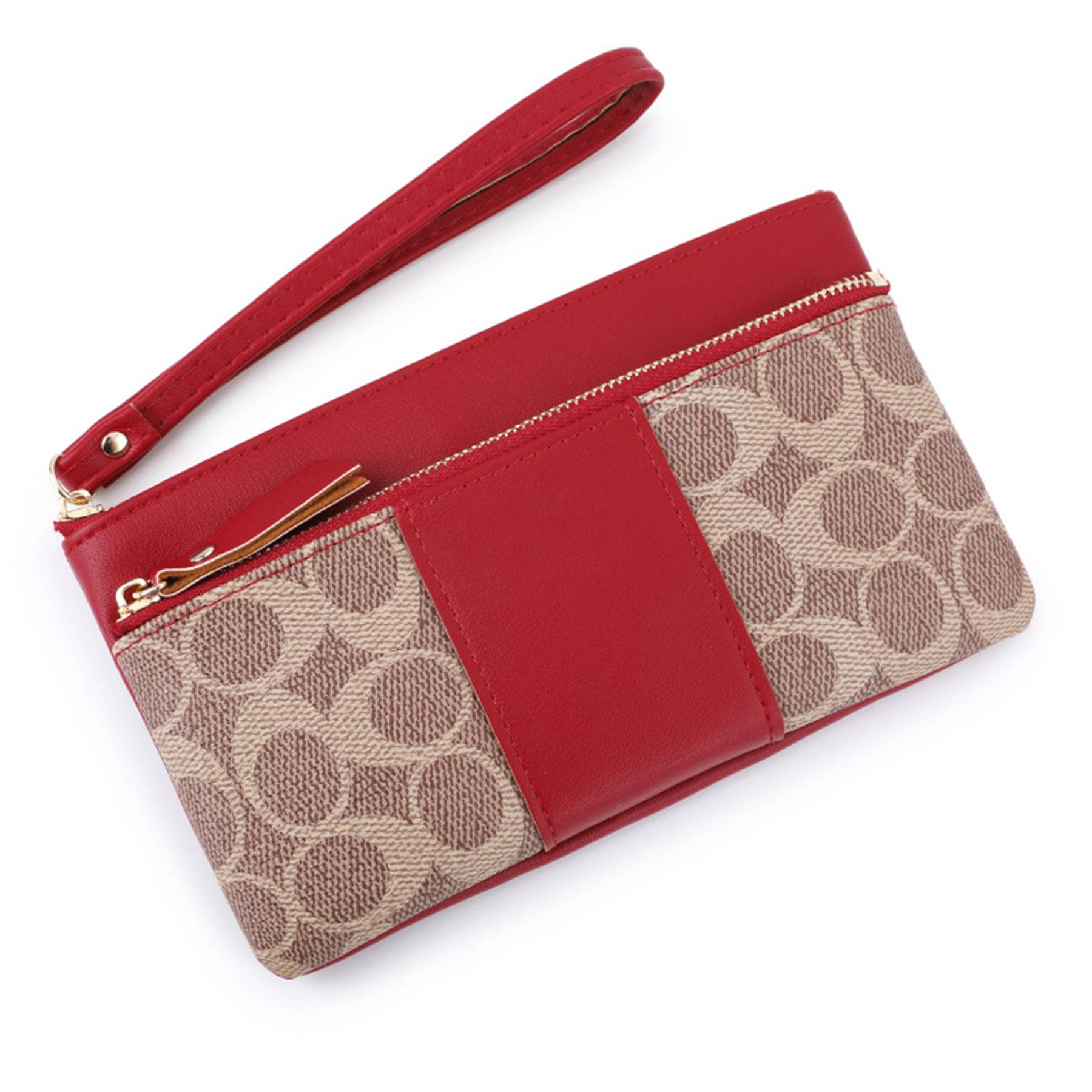 PU Exquisite Retro Zip Wallet 6
