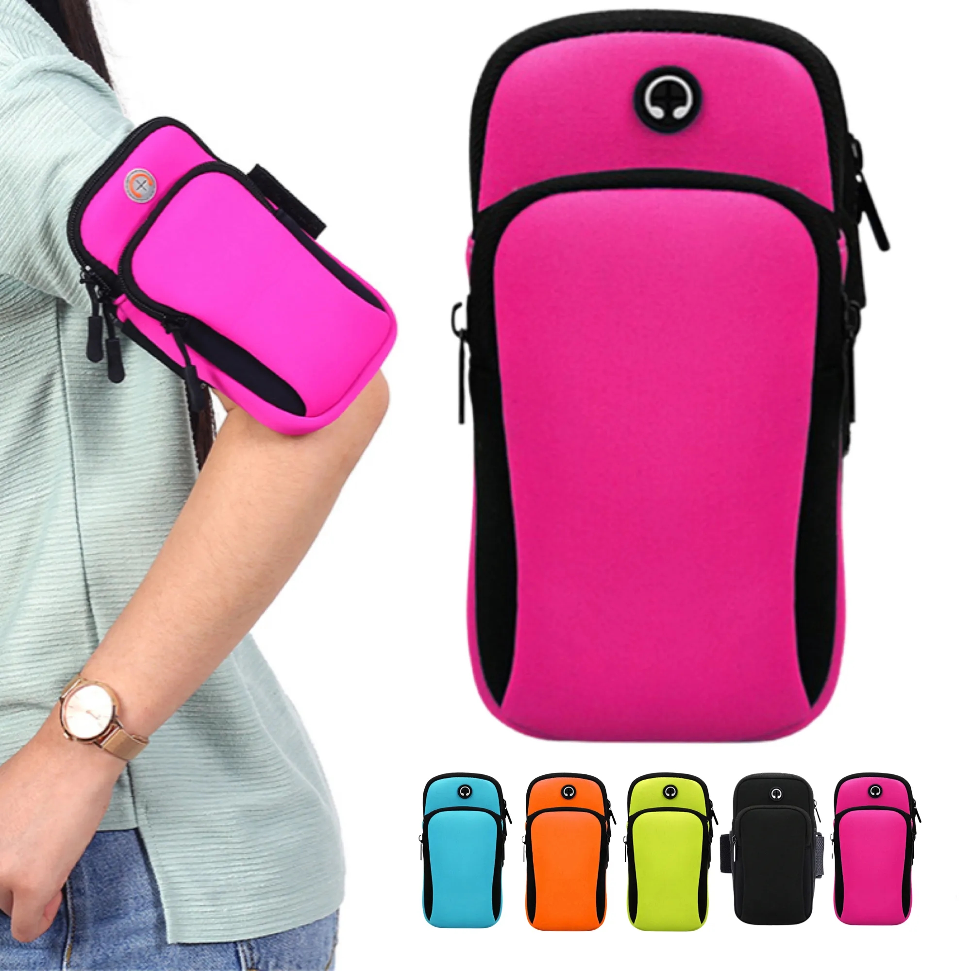 MOQ50 Sports Phone Holder Armband Arm Bag 4