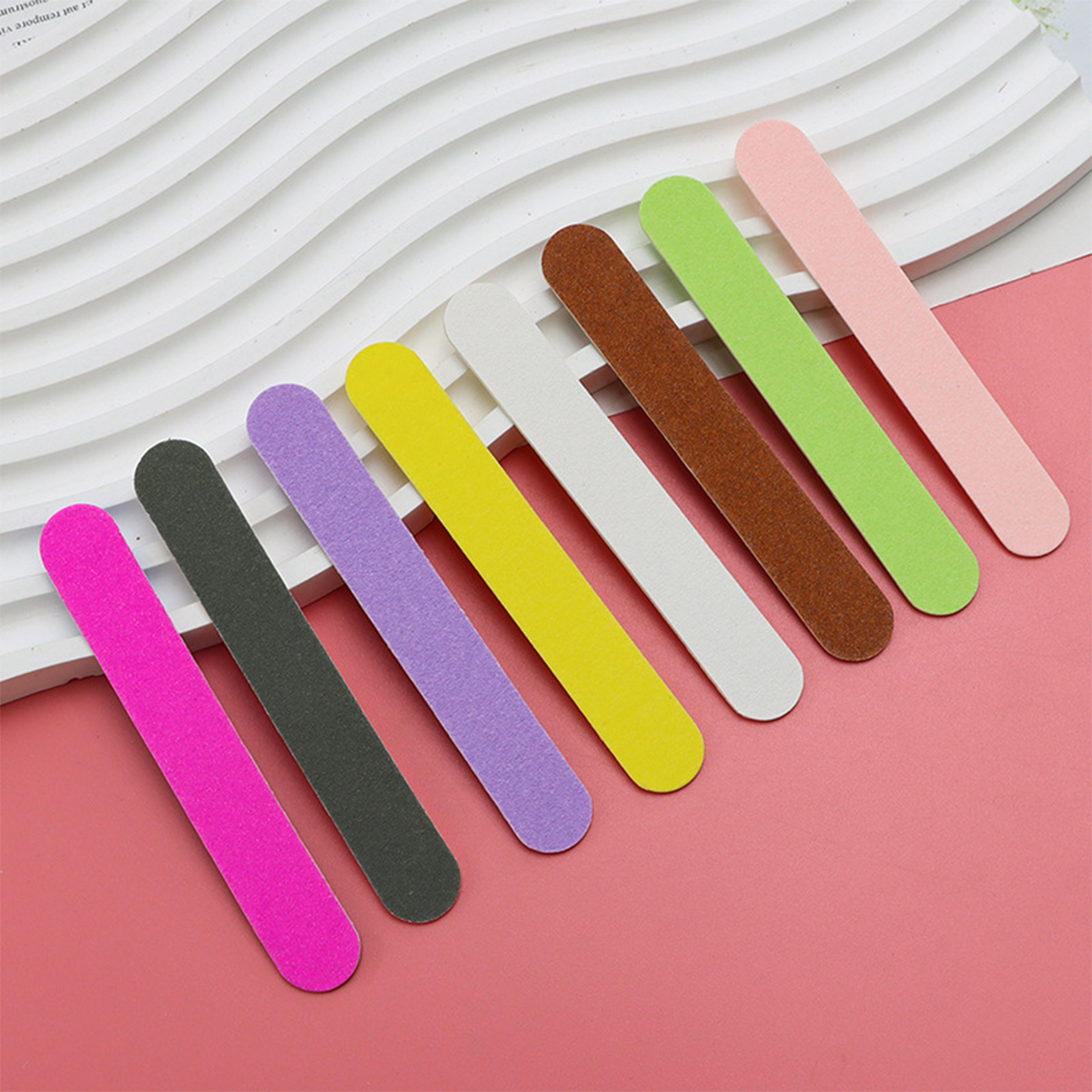Wood Veneer Mini Colored Nail Polish Strip 7