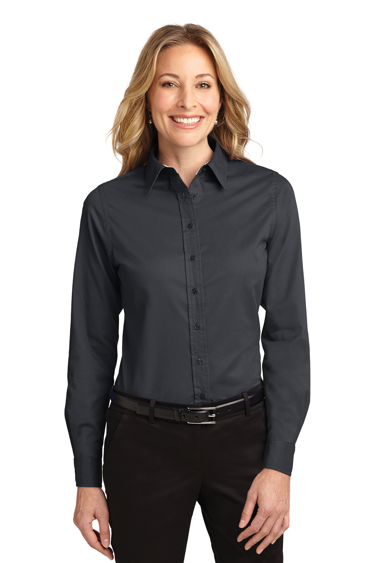 Ladies' Long Sleeve Oxford Button-Down Easy Care Shirts 24