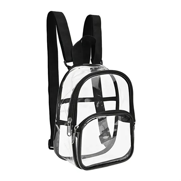 Waterproof Clear Mini PVC Backpack with Transparent Bag 3
