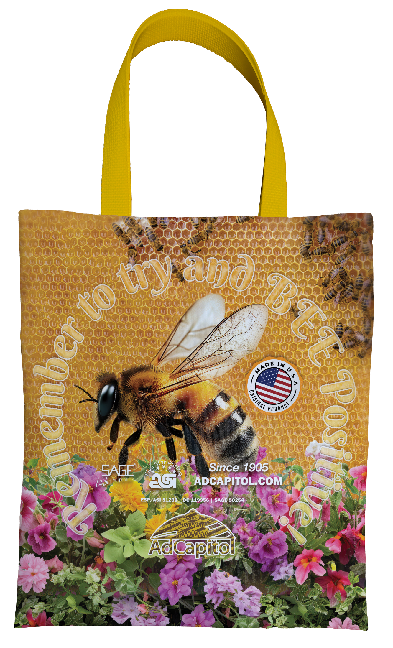 Sublimated Tote Bag, custom tote bag with logo imprint 5