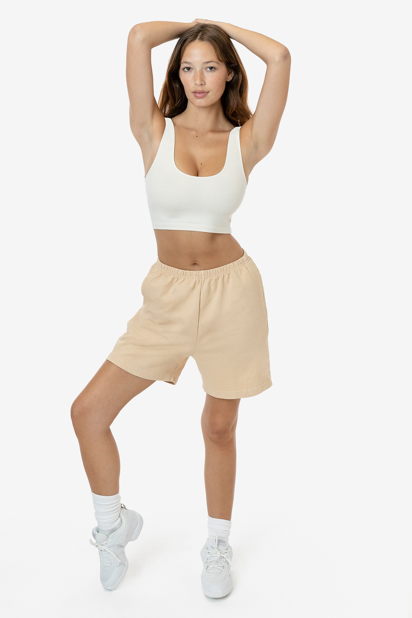 WOMEN'S GARMENT DYE FRENCH TERRY KOOL SHORTS 10
