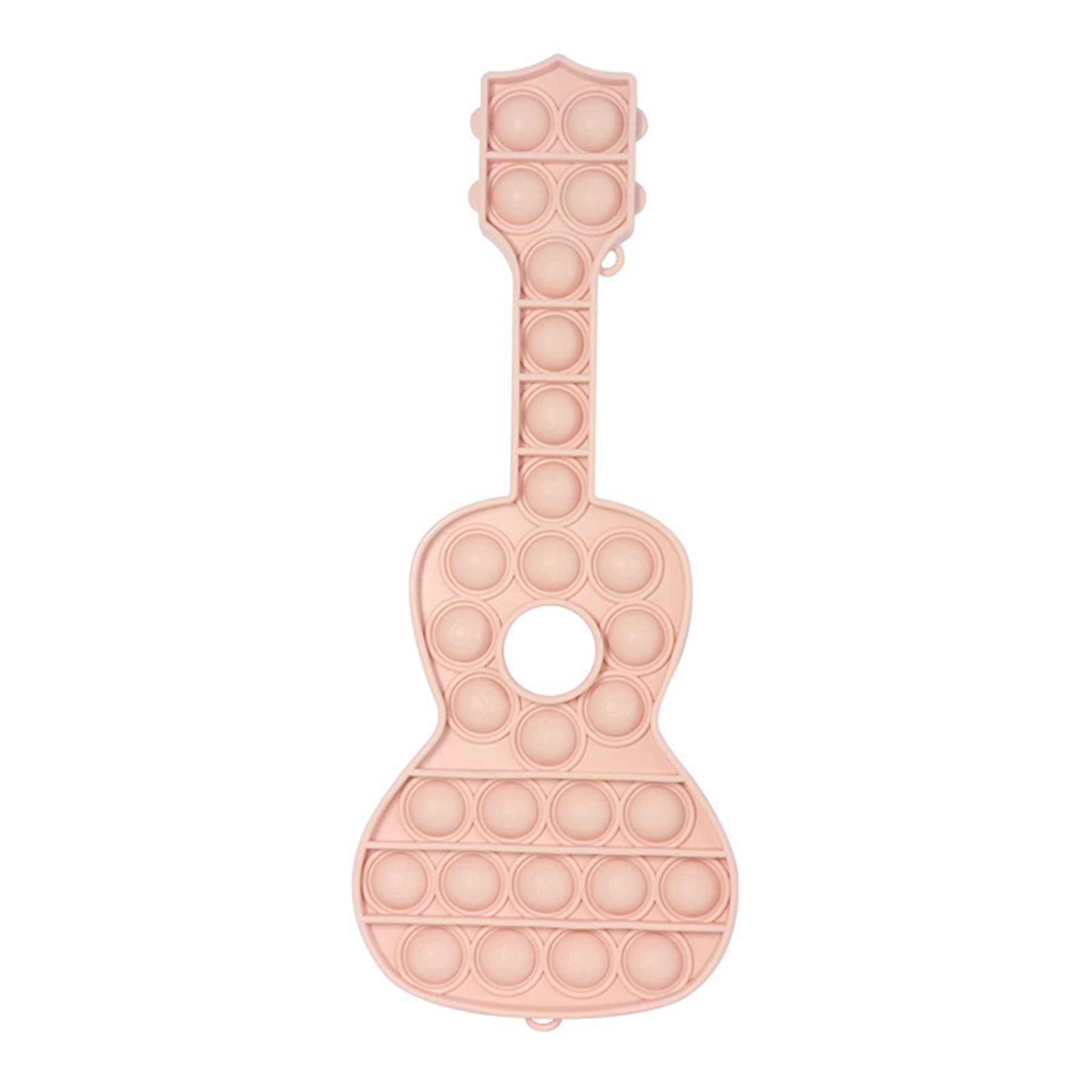 Guitar Shape Full Color Print Push Pop Bubble Fidget Toy 3