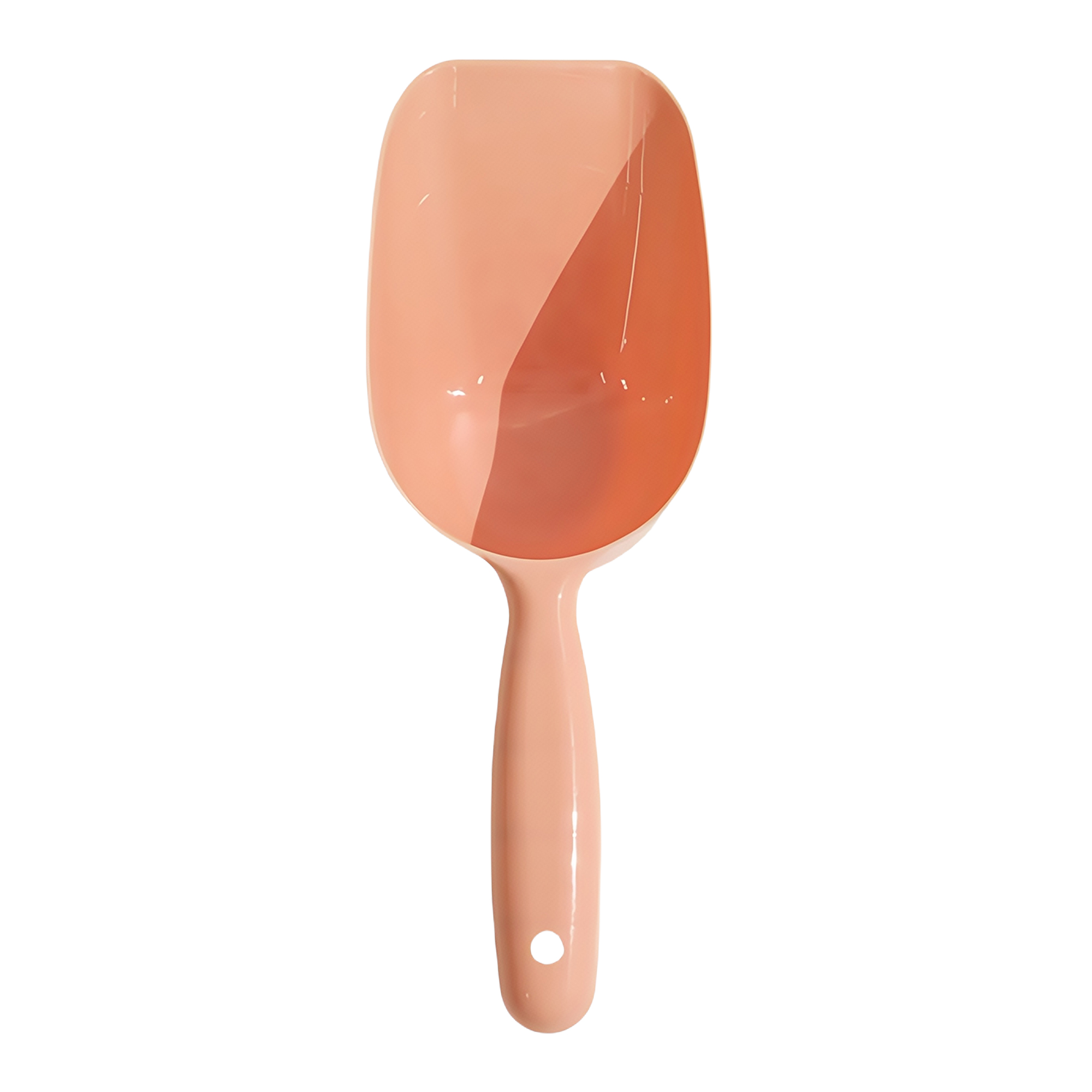 Large Capacity Solid Single Color Pet Food Scoop with Measurement Marks for Dog Cat Feeding 3
