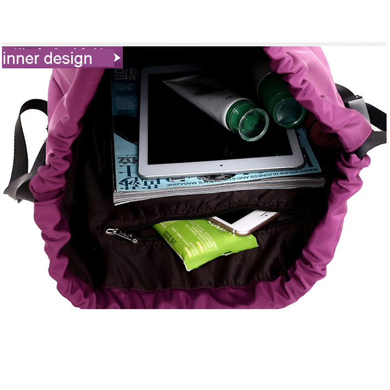 Nylon Drawstring Backpack Cinch Bag 4