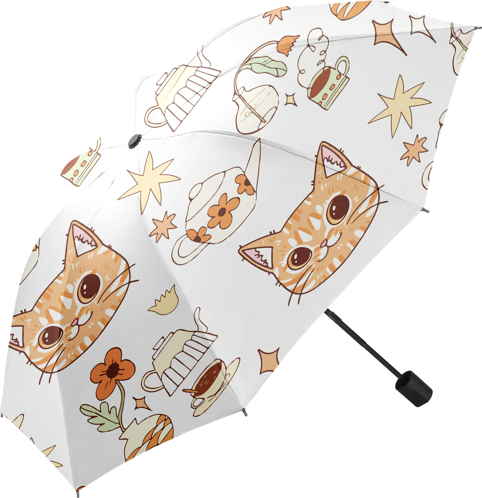 Customized Full Color Printing Manual 8 Rib Umbrella 11
