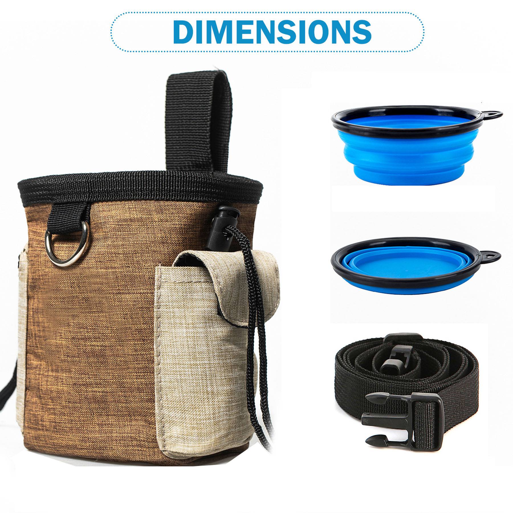 Dog Treat Training Pouch bag Set 3