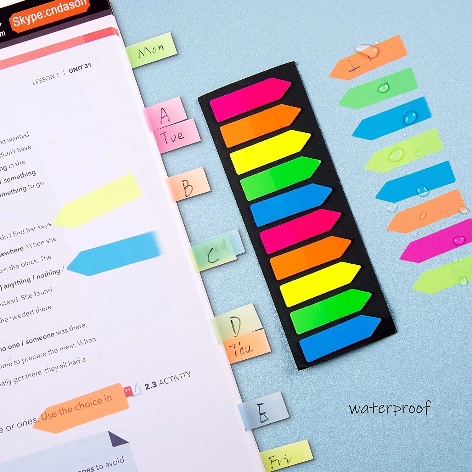 Deluxe Sticky Notes Flag Organizer 1
