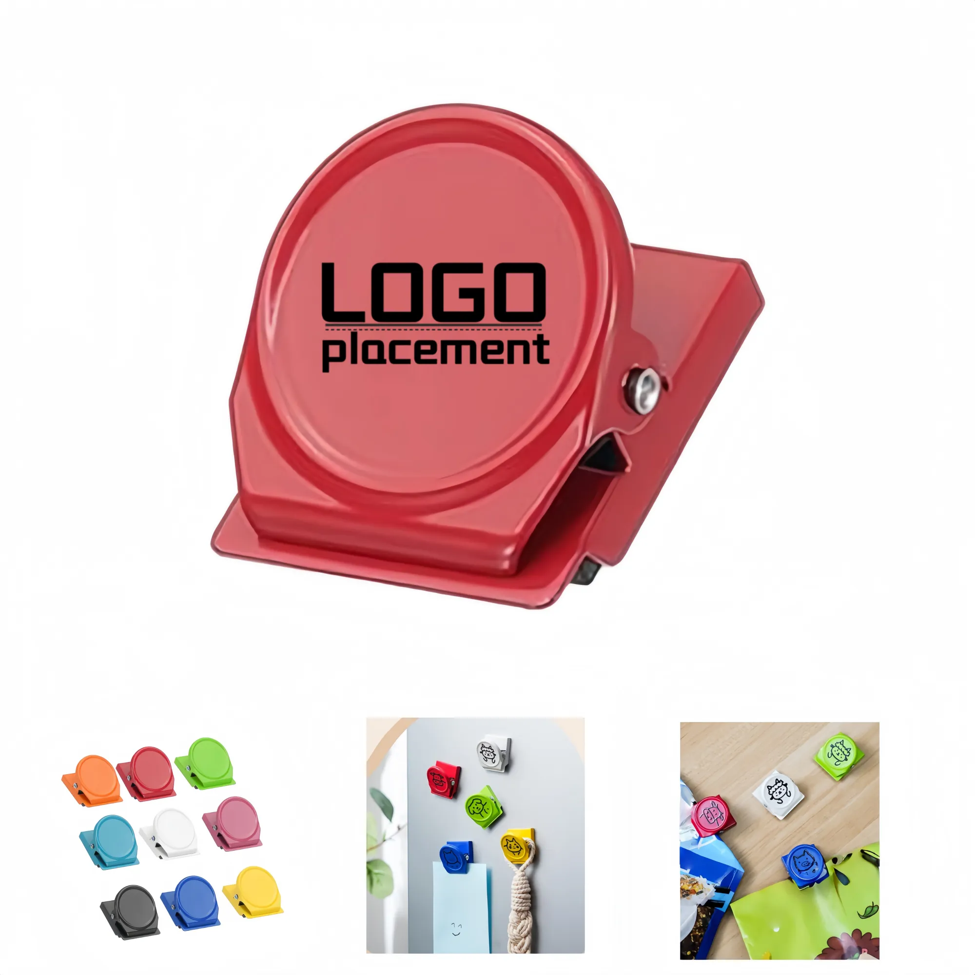 Candy - Colored Magnetic Clip Memo Holder