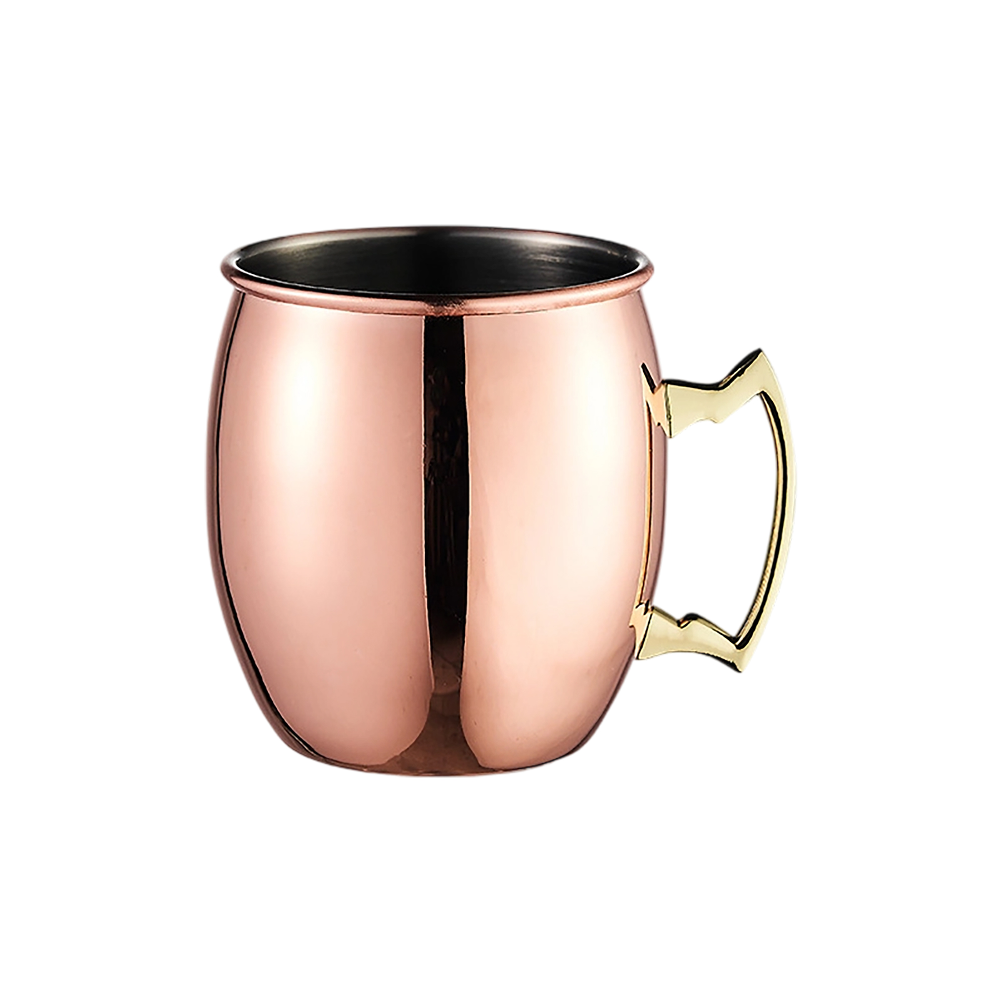 Stainless Steel Barrel Mug Mirror Finish With Handle 16 Ounce Capacity 3