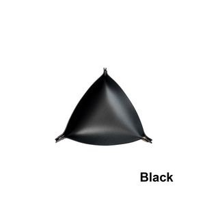 Large Triangular PU Leather Foldable Holder With Metal Clasps 12