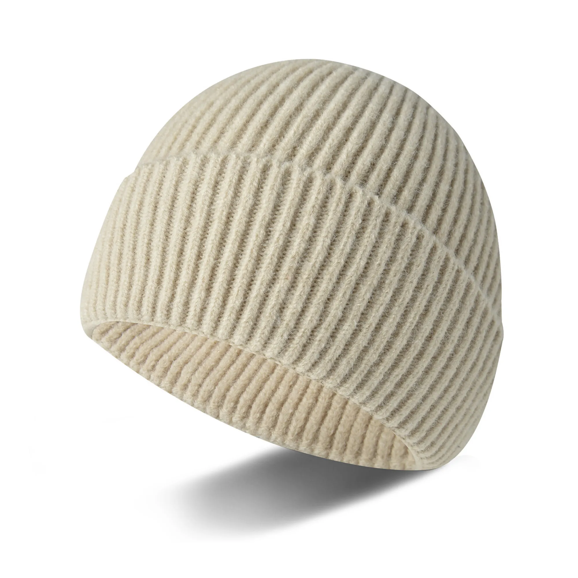 Autumn Winter Integrated Knitted Warm Cold-Proof Beanie 2