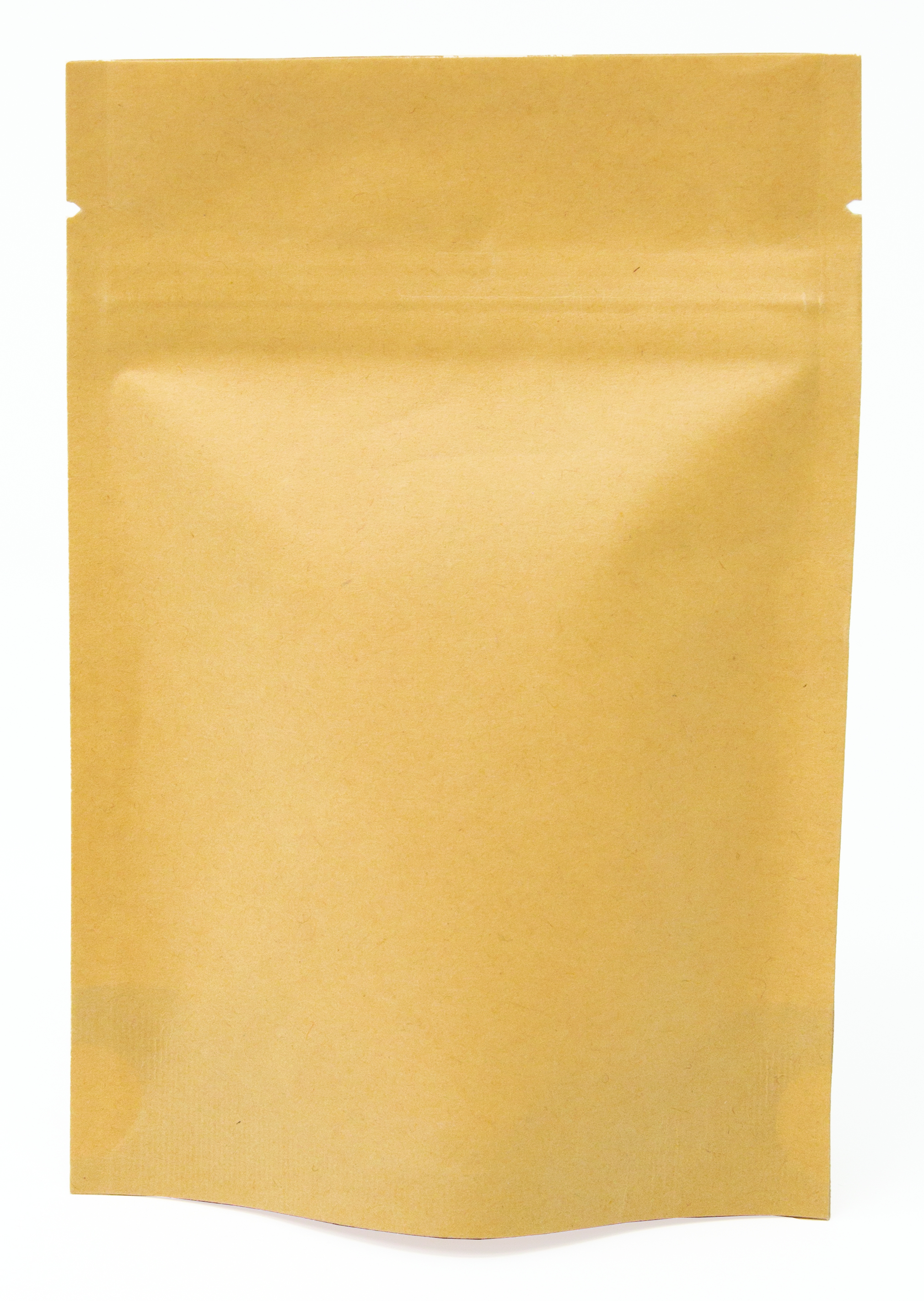 Full Color Stand Up Kraft Pouch w/Clear Back (4"W x 6"H 2"D) 4