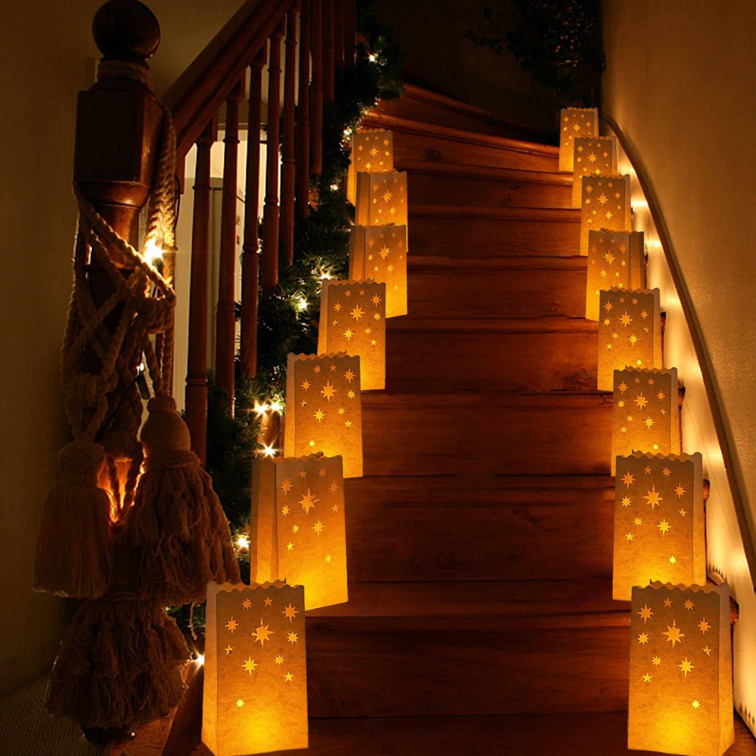 Paper Luminary Candle Lantern Bag 1