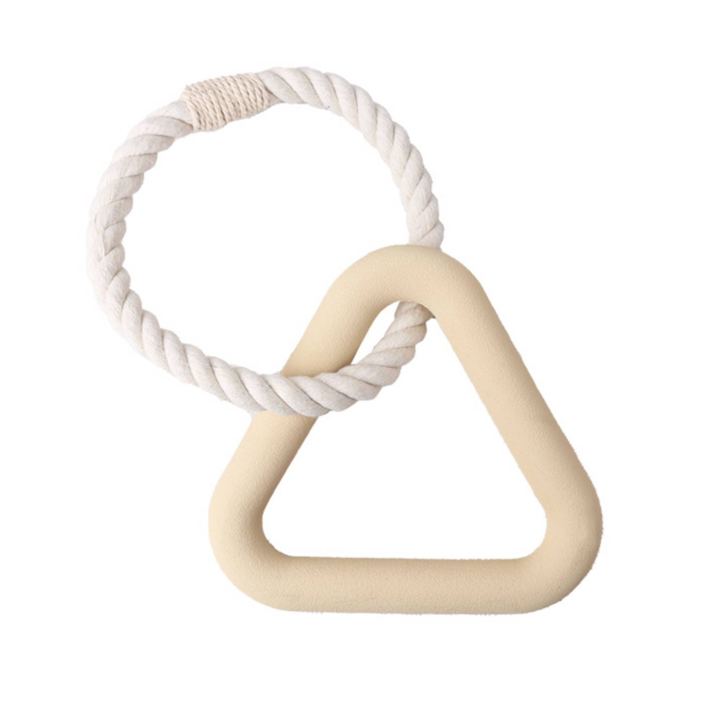 Custom Dog Rubber Triangle Tug Toy 8