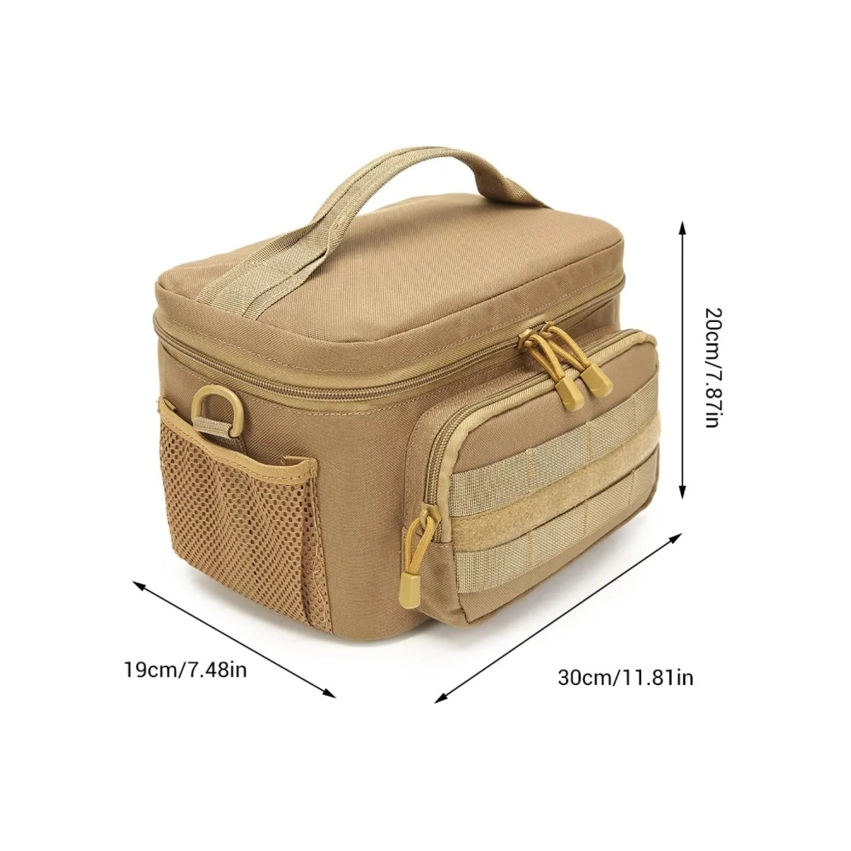Tactical MOLLE Camouflage Insulated Lunch Cooler Bag 4