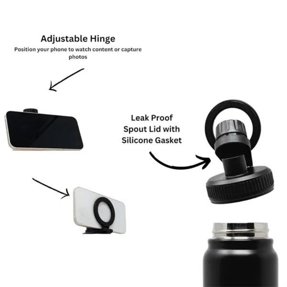 Magnetic Phone Holder Double Layer Space Ice Cup 3