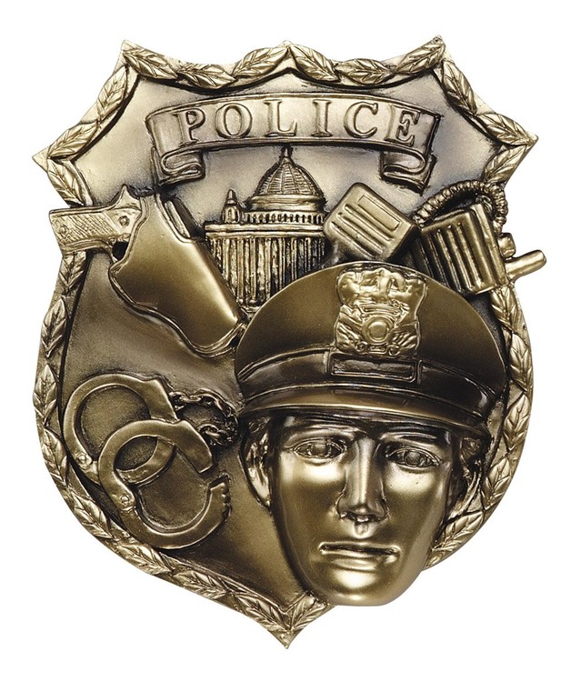 Police Resin Plaque Mount 2