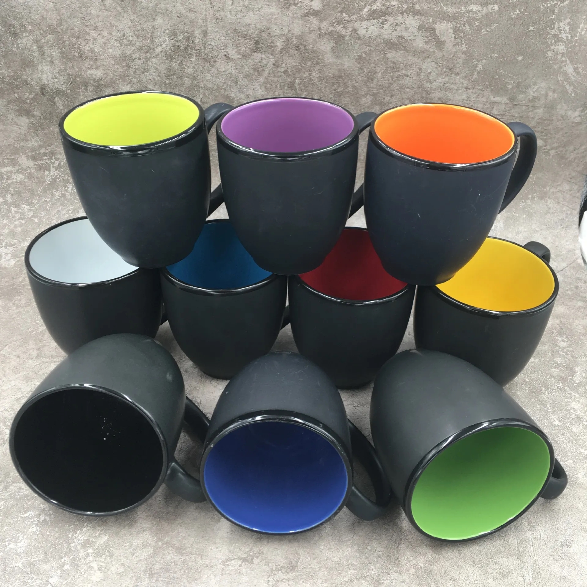 16 oz Ceramic Coffee Mugs 10