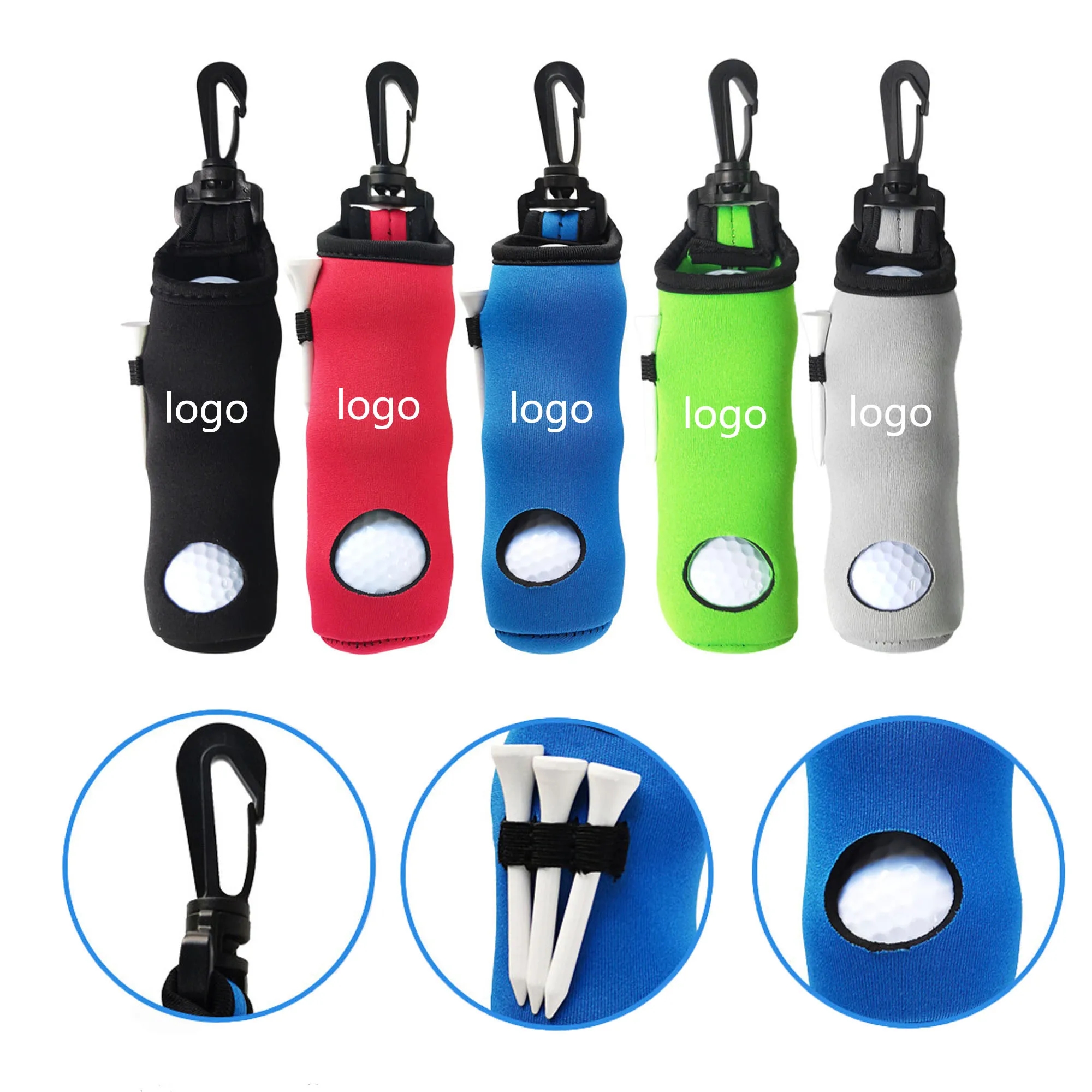 Golf Ball And Tee Holder Carry Bag 13