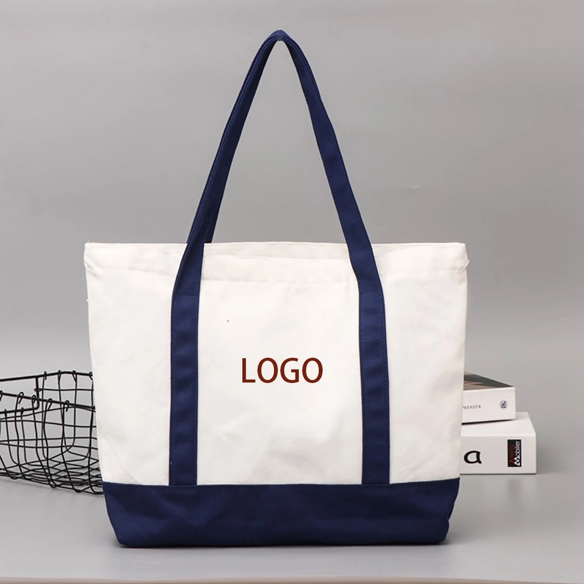 Canvas Tote Bag, custom tote bag with logo imprint 3