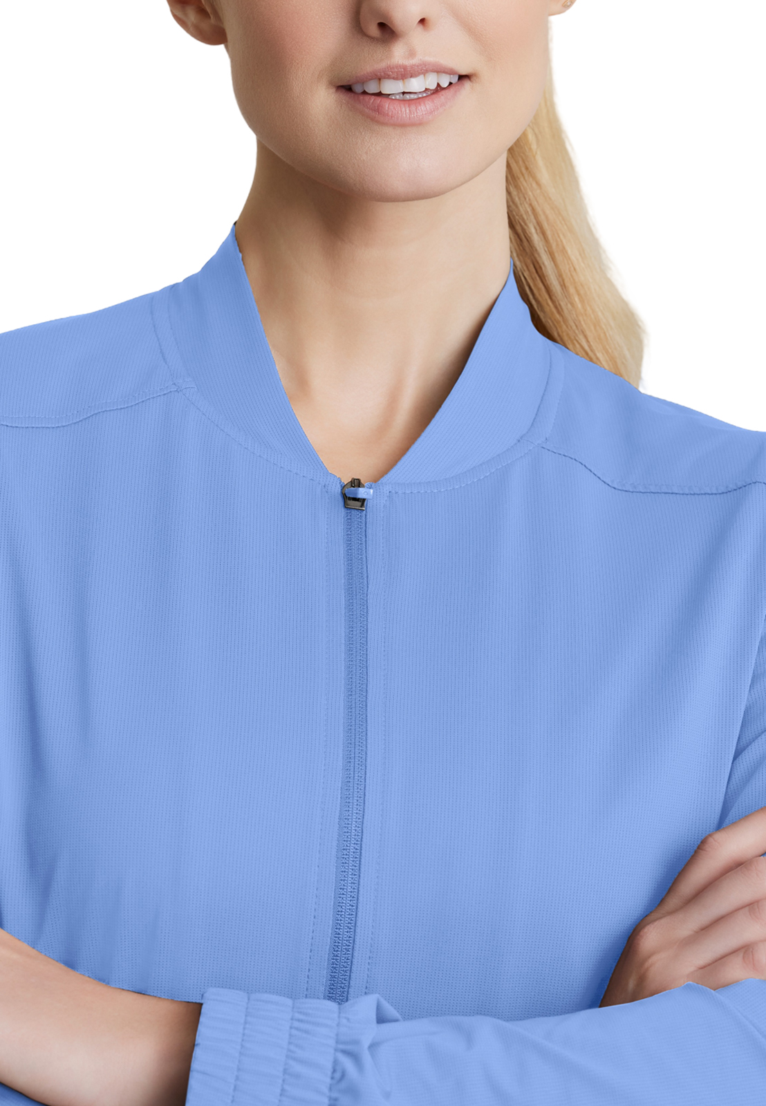 Skechers Slip-Ins - Women's Three-Pocket Zip-Up Contour Warm-Up Scrub Jacket 1