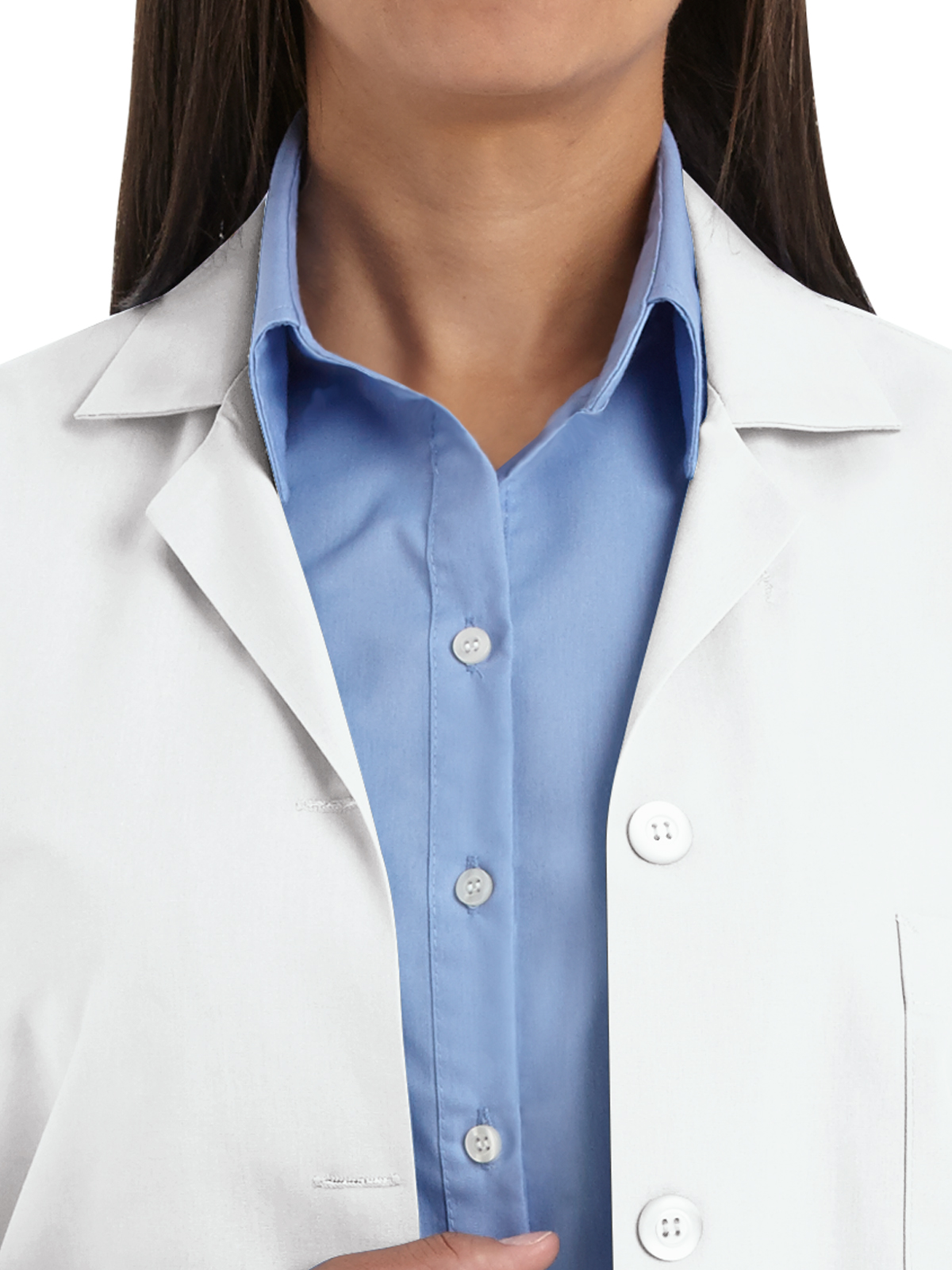 Red Kap Healthcare -  Women's Three-Pocket 38.25" Full-Length Lab Coat 3
