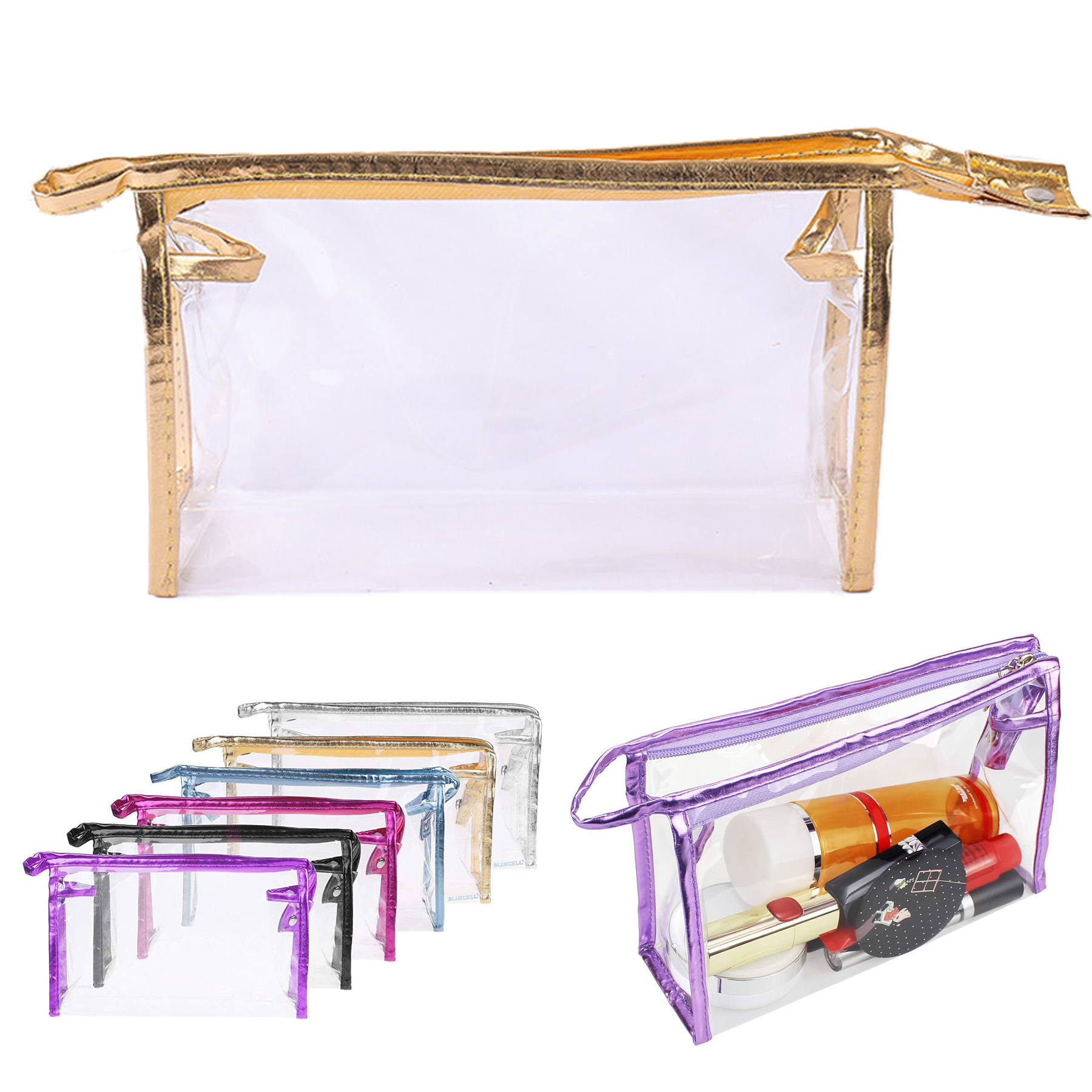 Waterproof Cosmetic Bag With Zipper 3