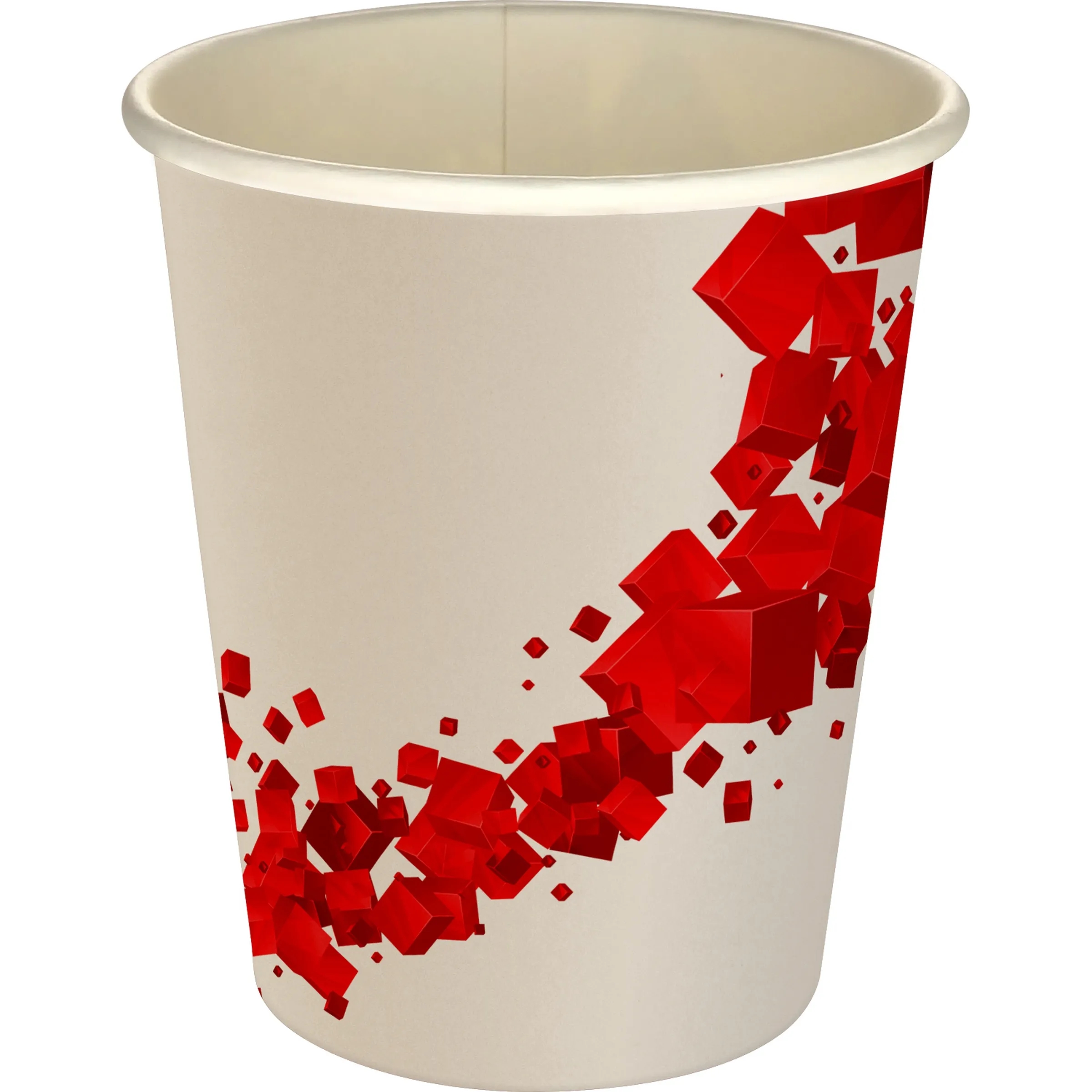 5 oz Full Color Floating Cubes Paper Cup, custom paper cup with logo imprint 27