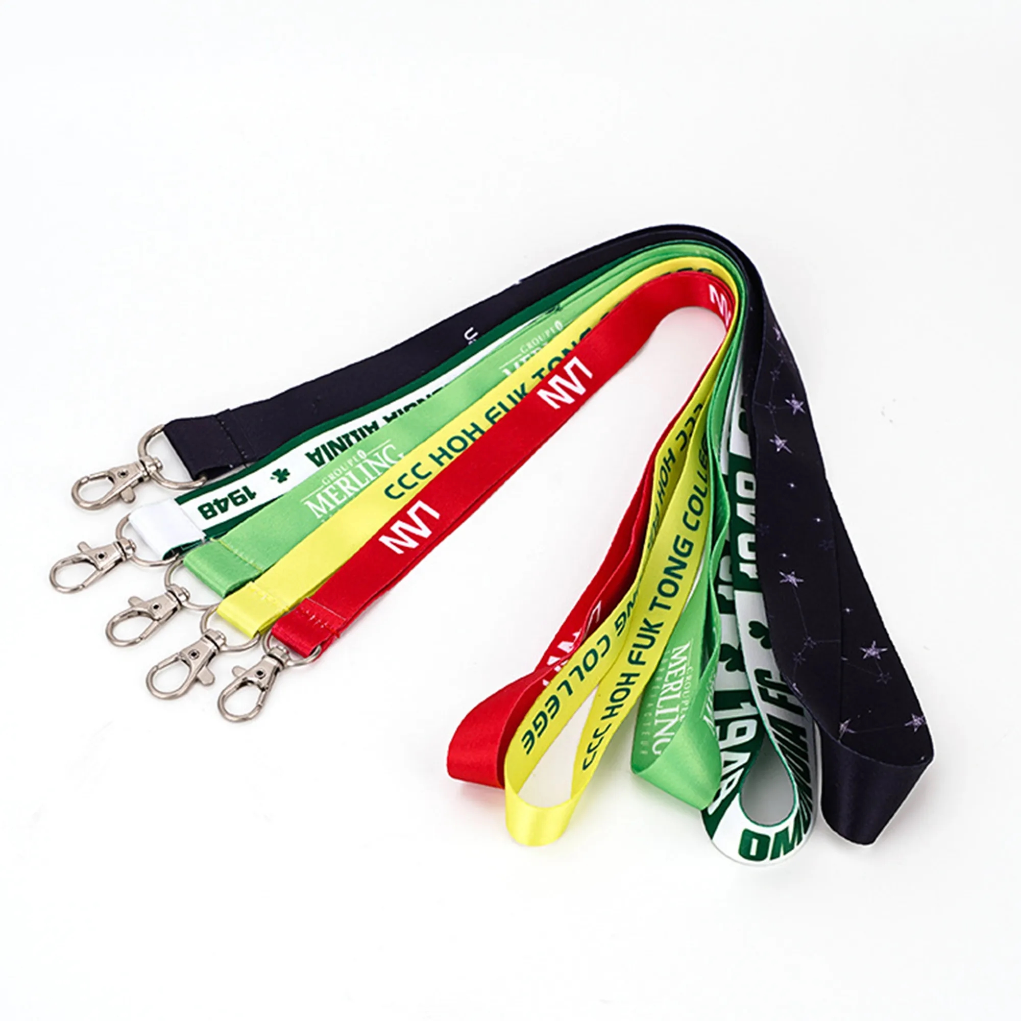 3/5" Polyester Lanyard MOQ 100PCS 1