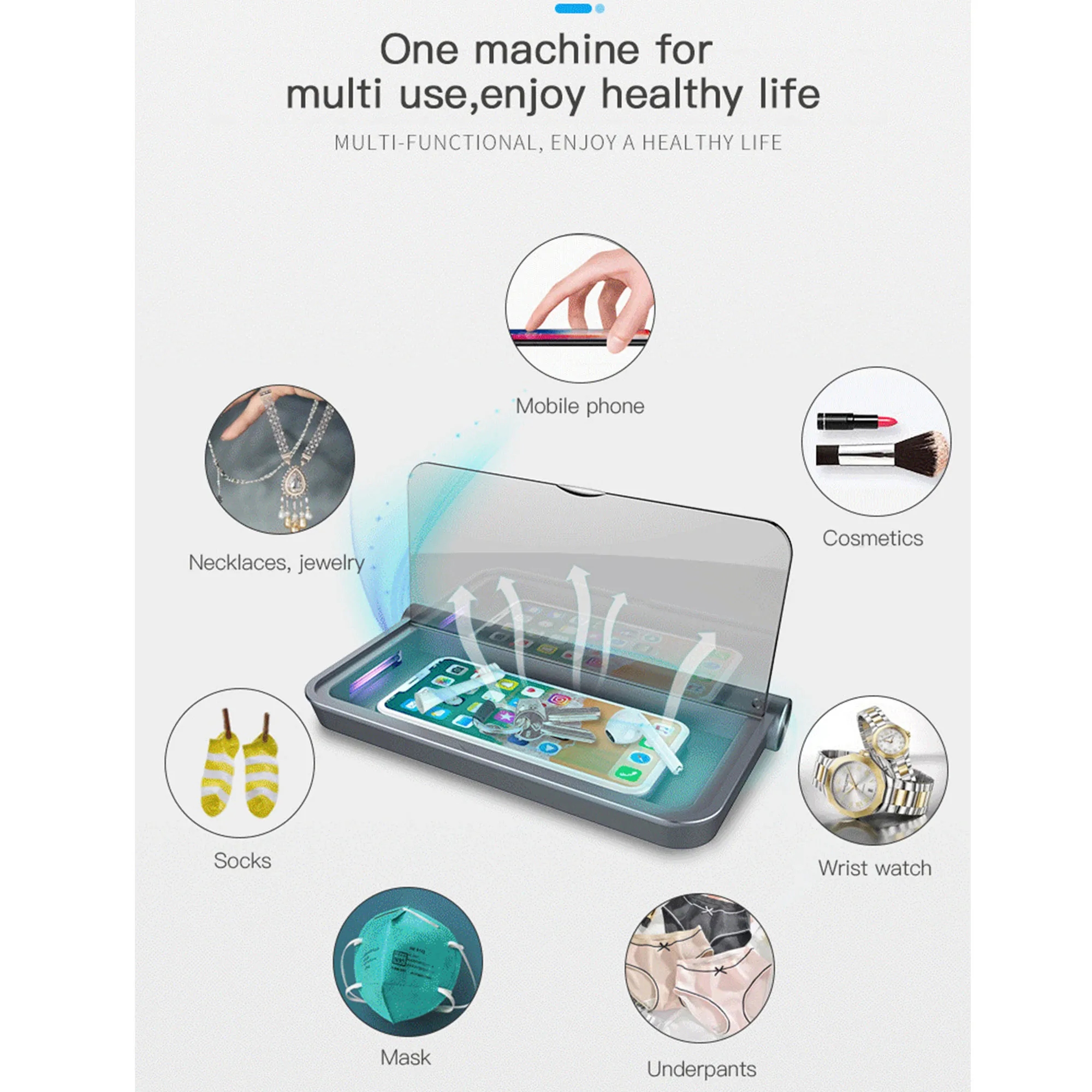 Premium UVC LED Smartphone Sterilizer For Masks And Tools 6