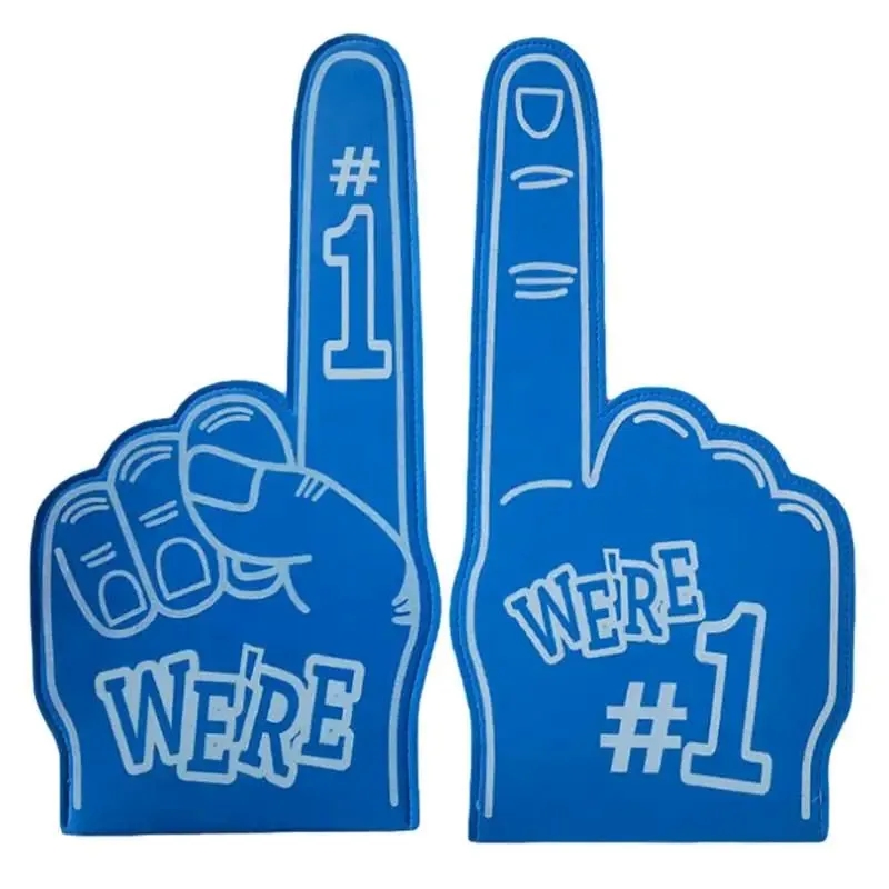 18-Inch Cheerleading Foam Finger Gloves- Sports Fan Prop 7