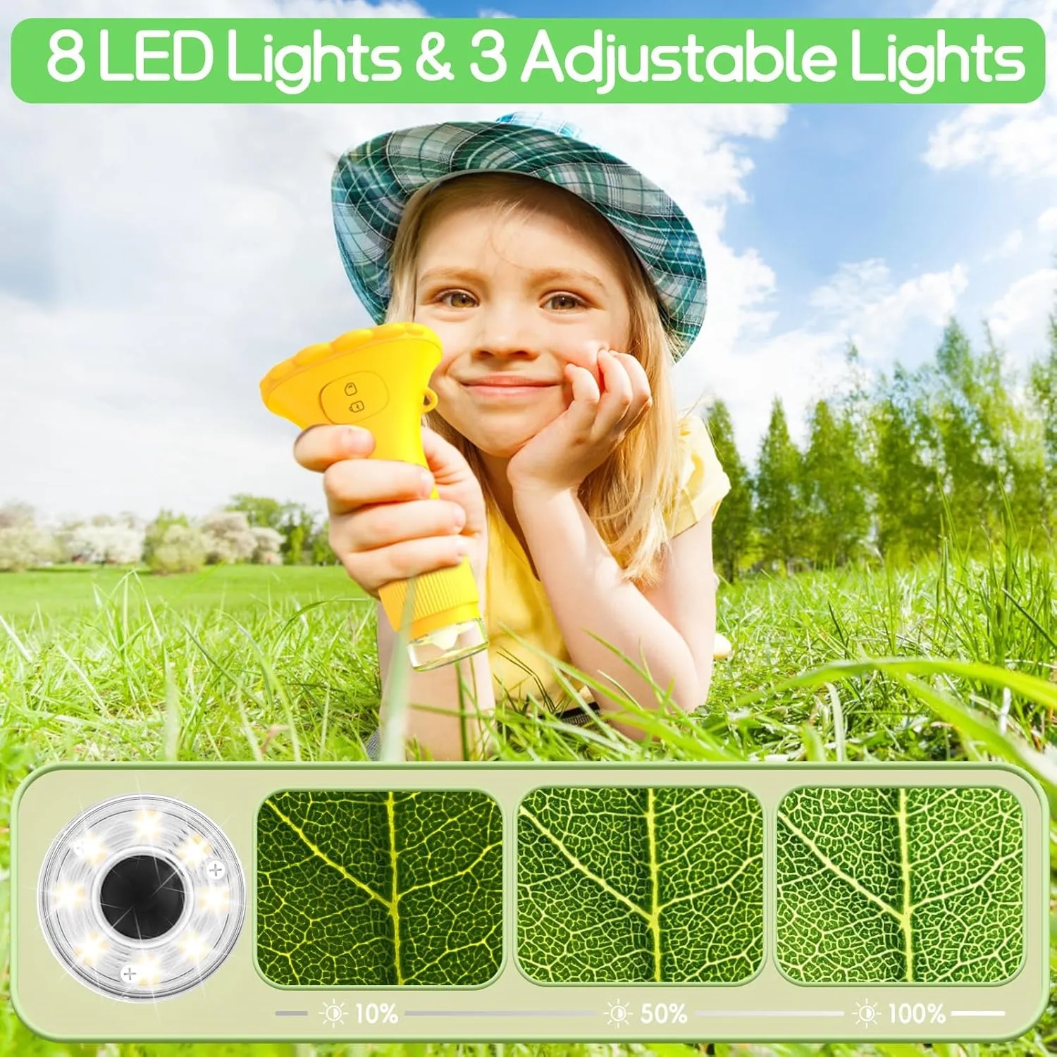 Portable Optical Microscope Magnifying Glass 5