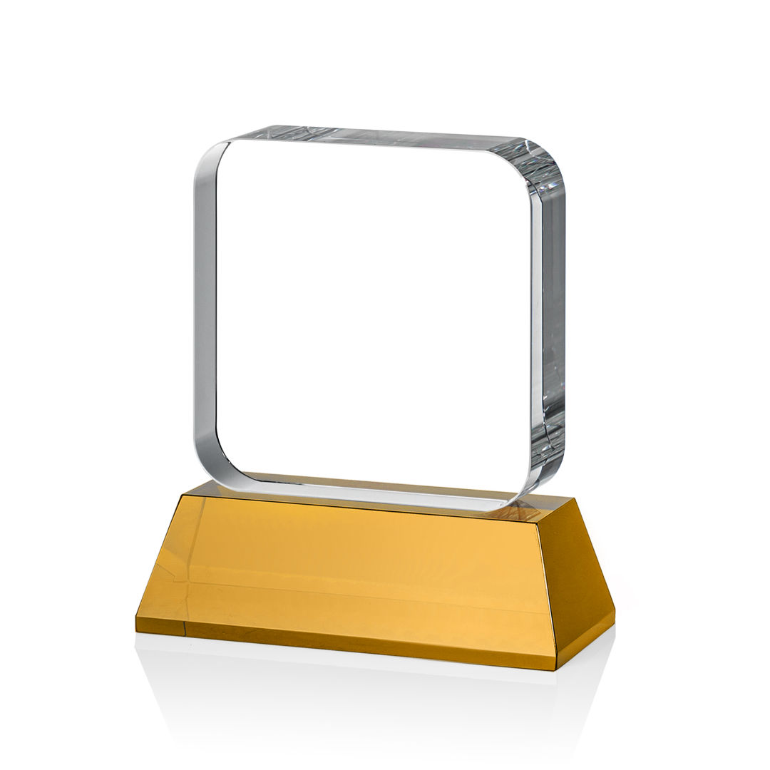 Flamborough VividPrint™ Award on Base - Amber 9