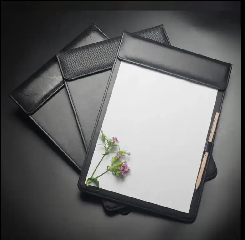 A4 Leather Magnetic Clipboard 3
