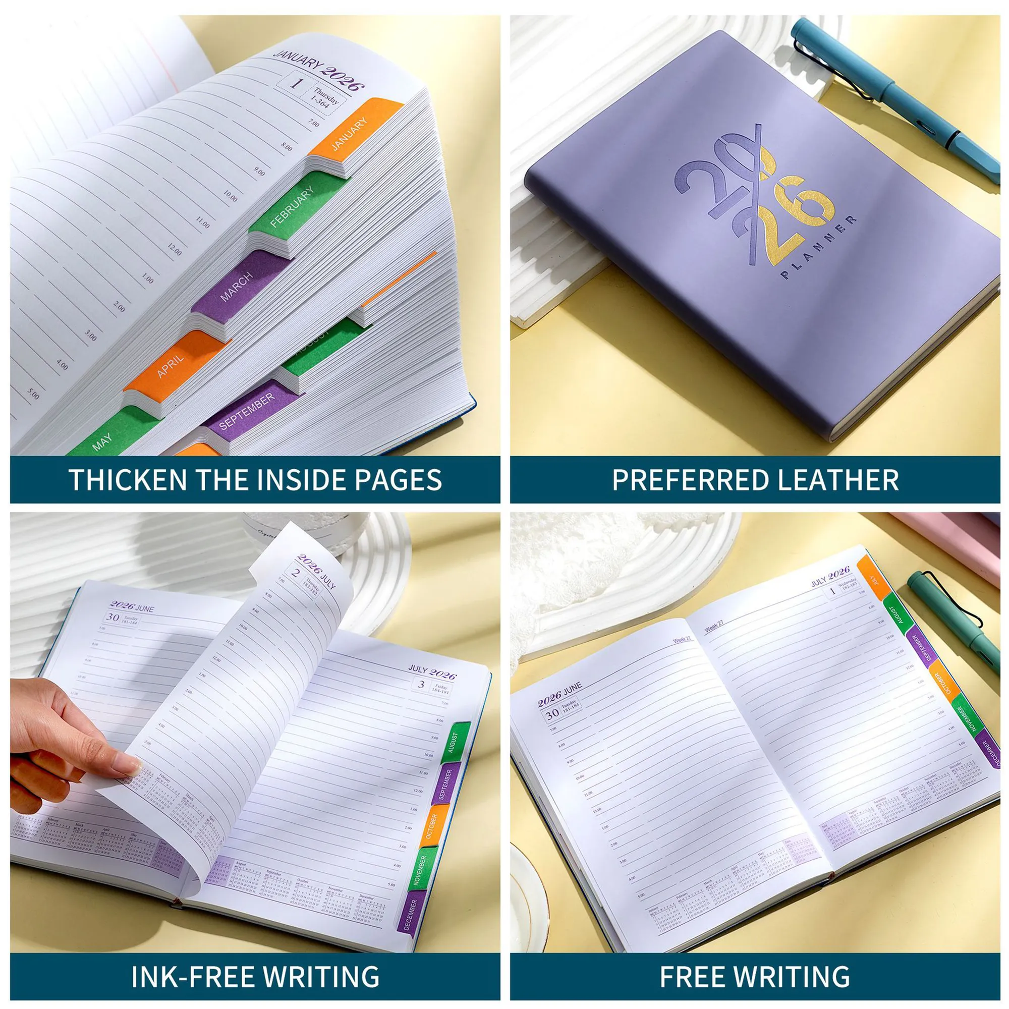 MOQ20 A5 2026 Planner Notebook 4