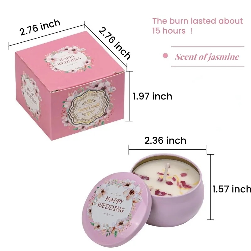 oil soybean wax hand gift birthday candle 5