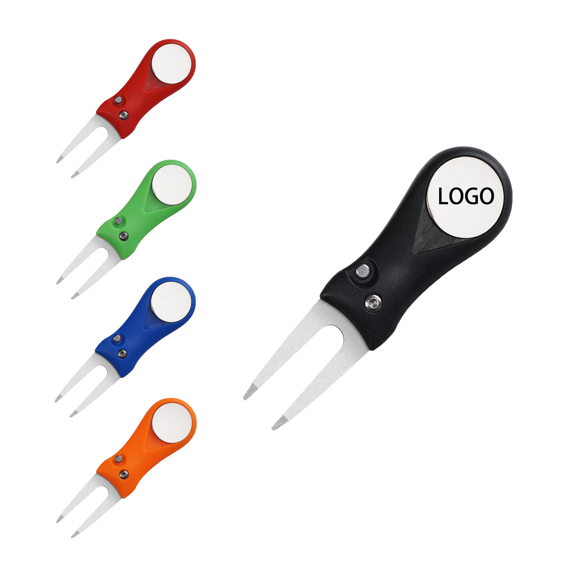 Compact Greens Fork ABS Plastic Handle 1