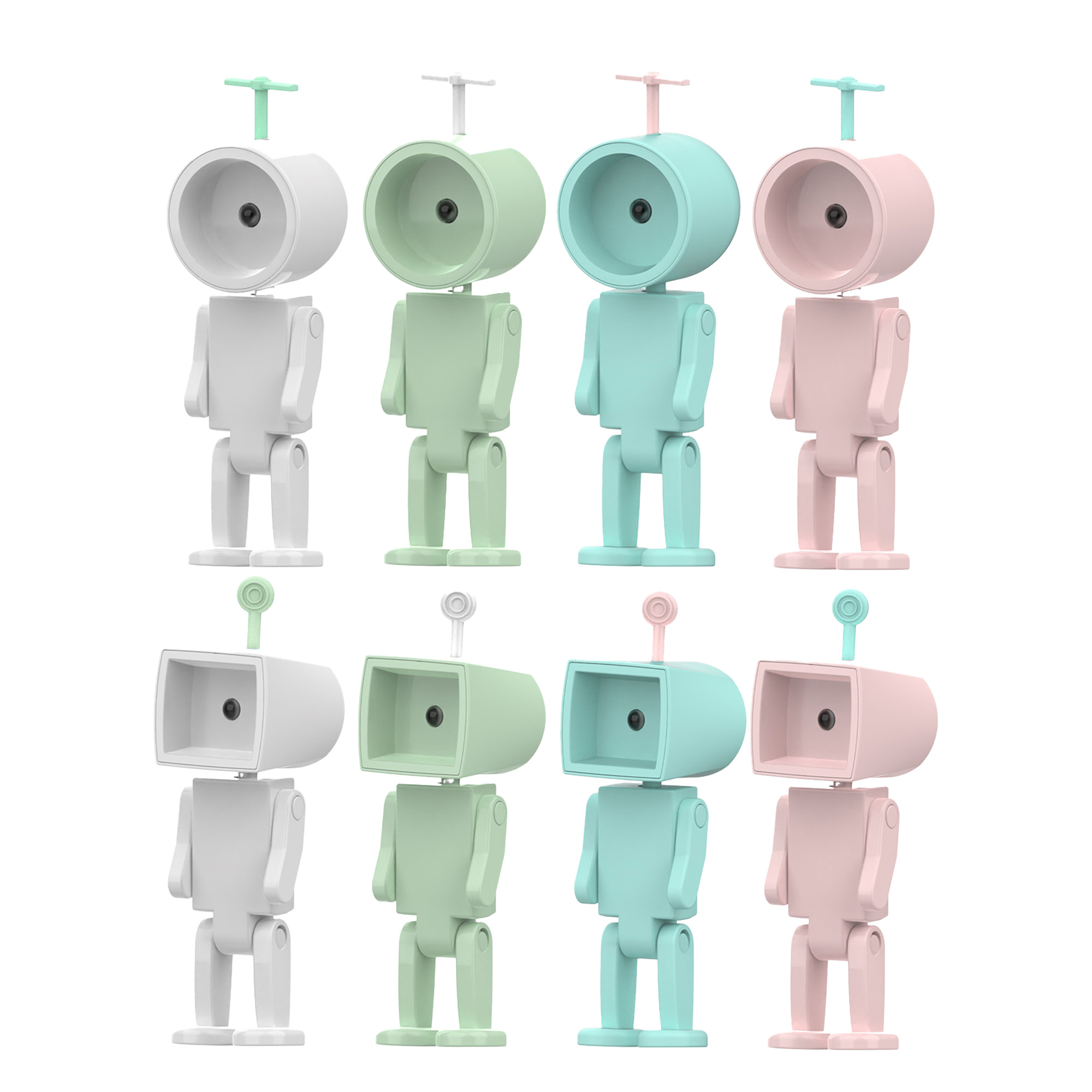 MOQ 50 Robot shaped Illuminated Night Light 3