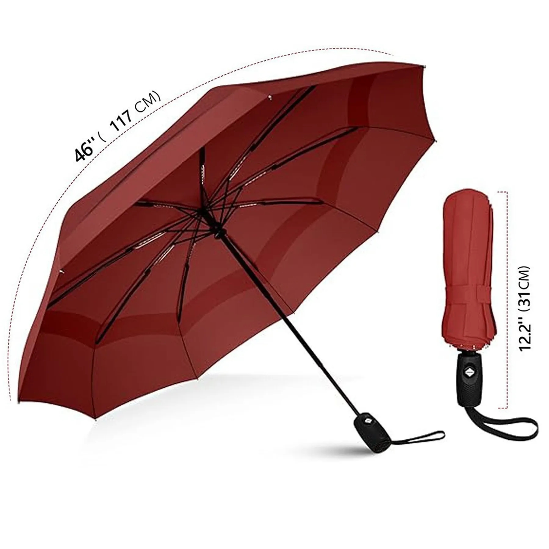 Business Portable Golf Weatherproof Sunscreen Umbrella 2