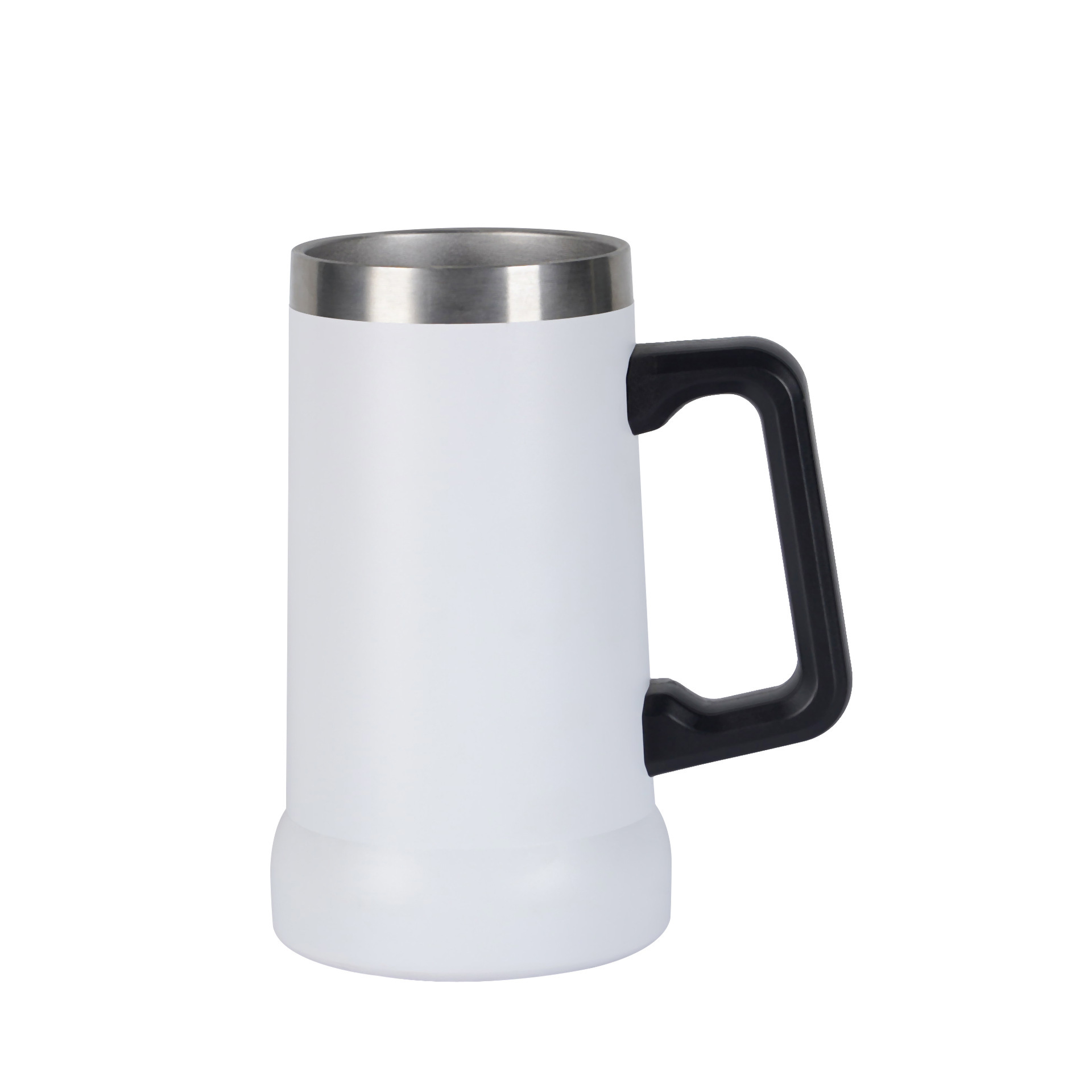 24 oz Stainless Steel Insulated Big Grip Beer Stein Mug 3