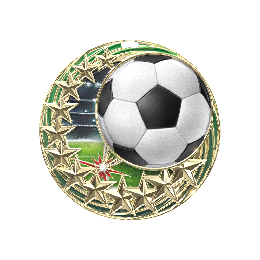 Star Blast Medal - Soccer