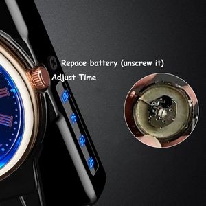 Dual E Arc Lighter With Built In Watch 21