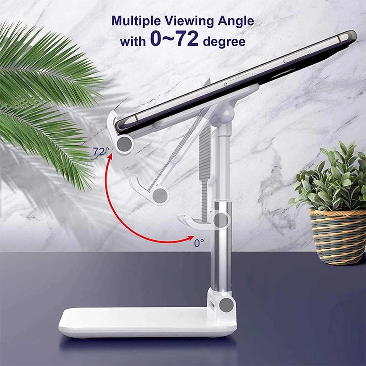 Foldable Phone Holder Tablet Stand For Desk 4