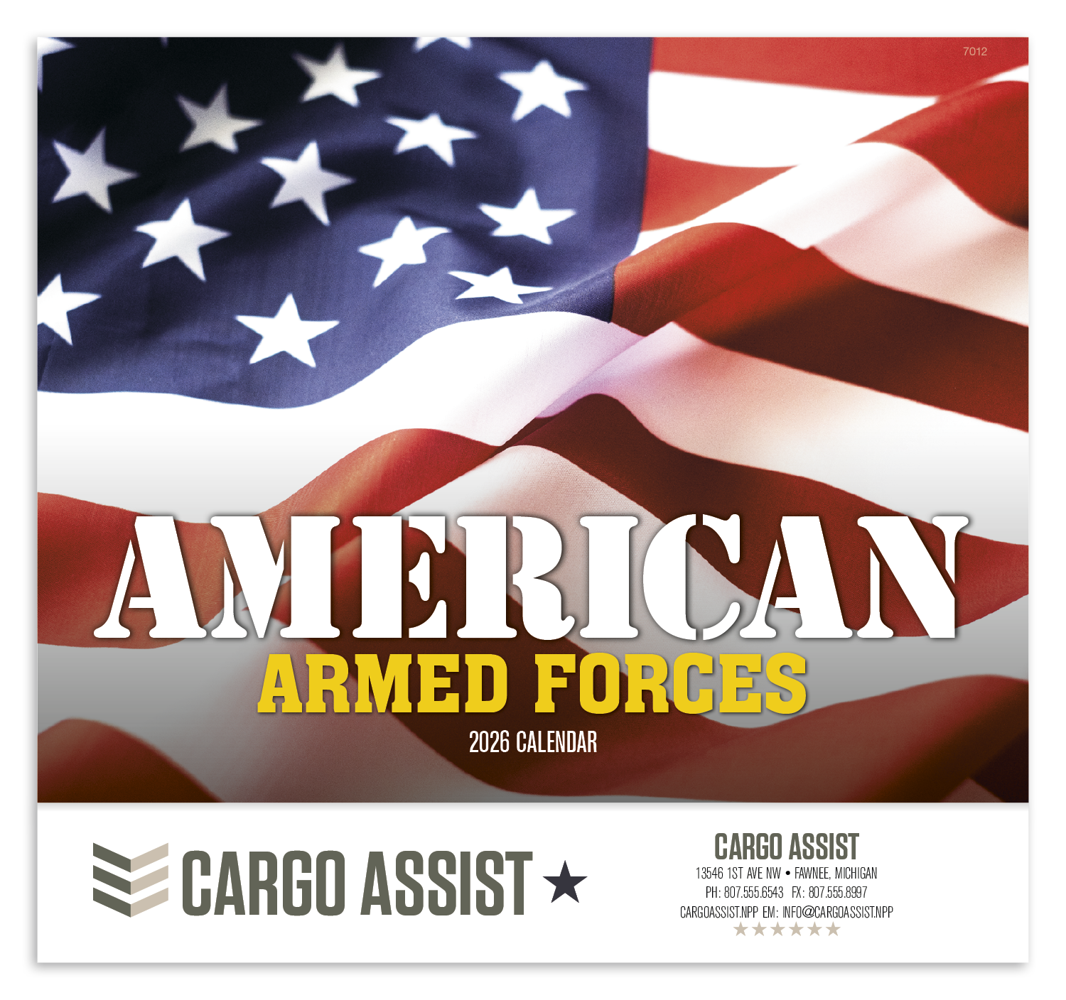 Good Value™ American Armed Forces - Stapled Calendar 4