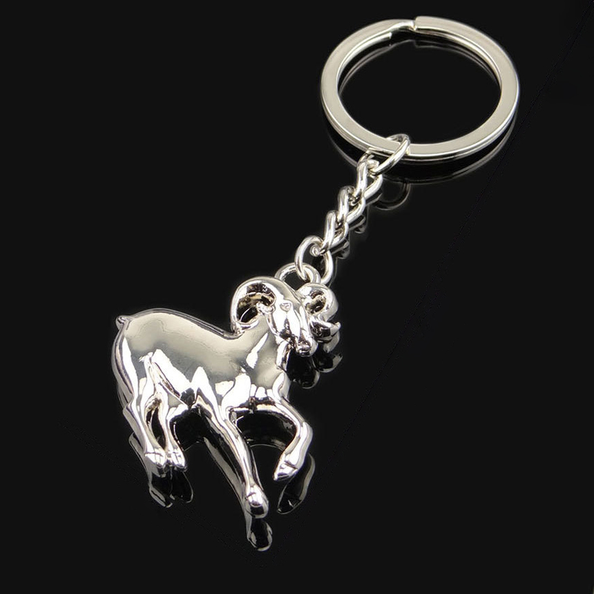 Creative Metal Goat Key Chain 8