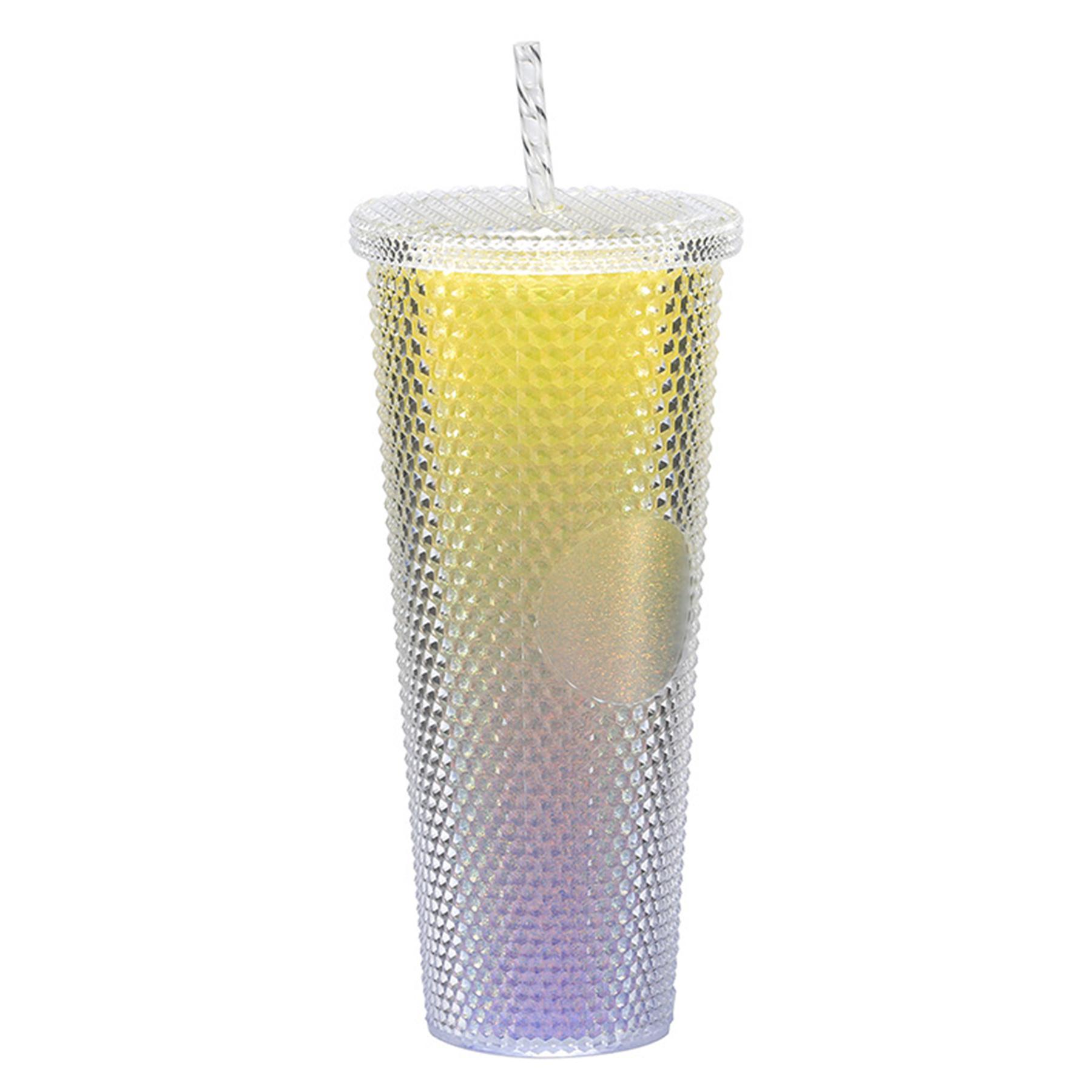 24oz Plastic Durian Cup with Straw 4