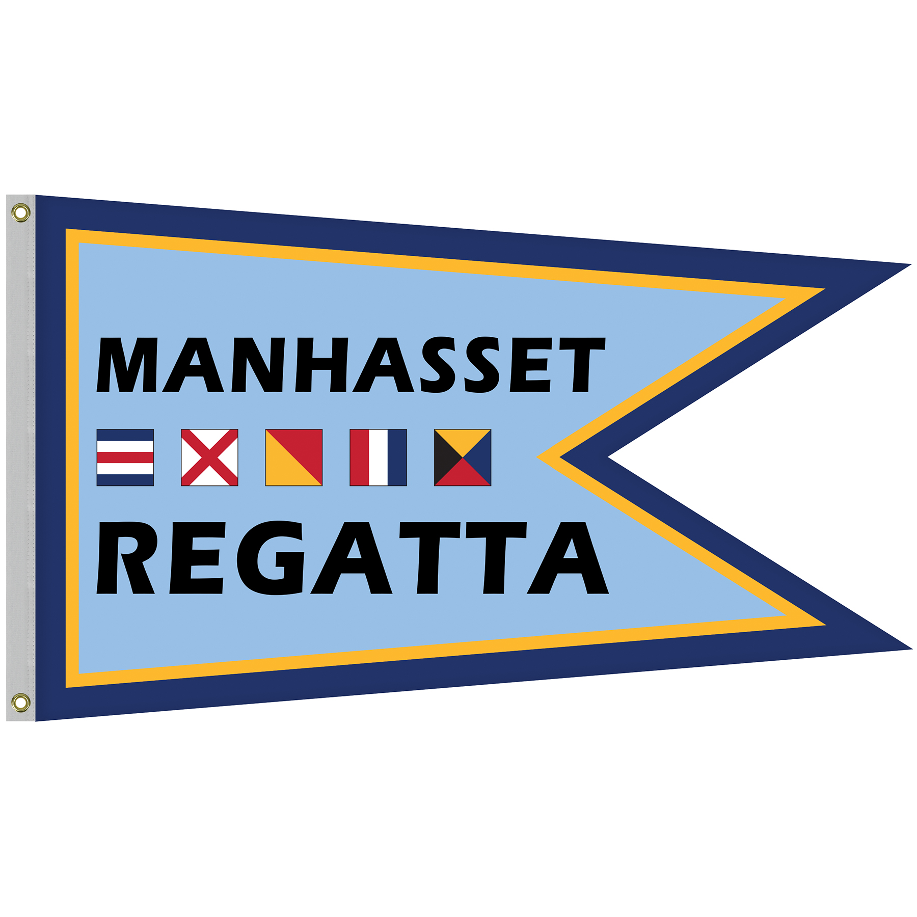 Double Sided Knitted Polyester Swallowtail Boat Flag (36"x60") 5